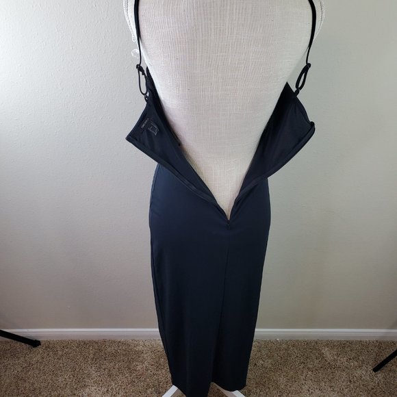 Forever 21 Womens Strapy Thigh Slit Bodycon Dress - Picture 3 of 8